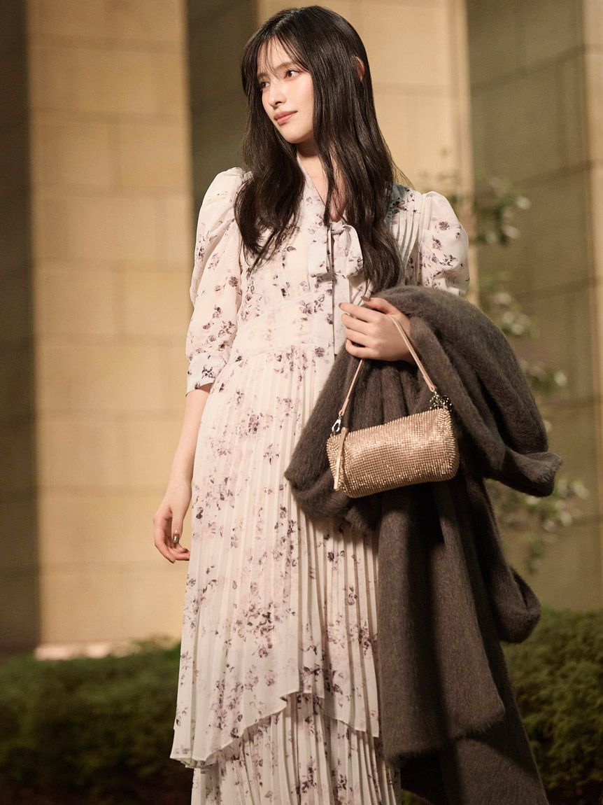 スクエアネックプリントワンピース（COCO DEAL）｜ルミネの