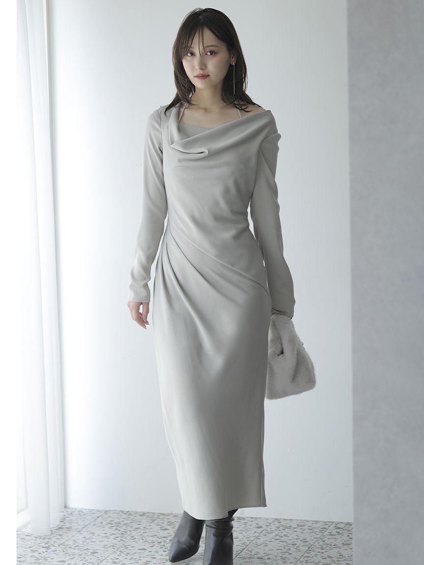 シアードッキングベロアドレス【カンヘウォン着用】（SNIDEL）｜ルミネ