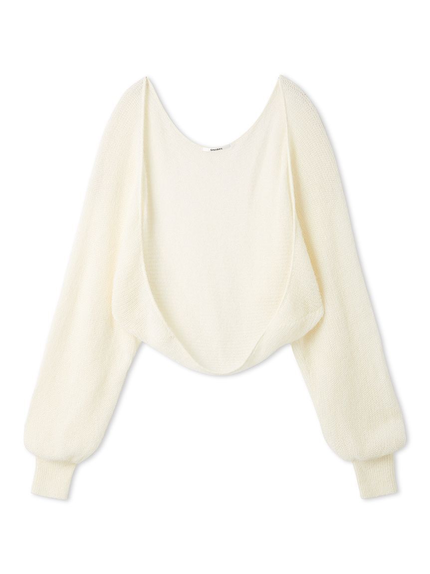 【スナイデル/SNIDEL】 ニットボレロカーディガン