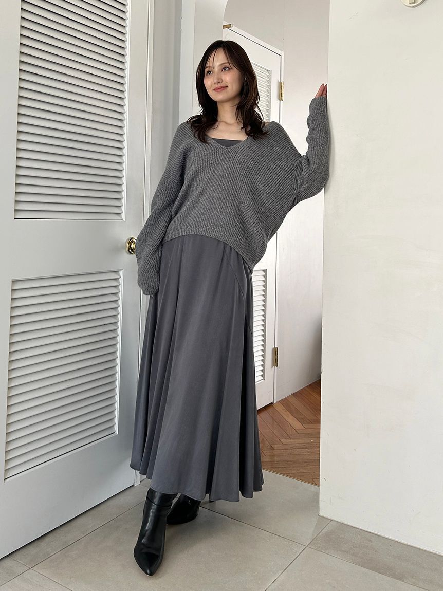 ティアードチュールラインストーンスカート（Mila Owen）｜ルミネの