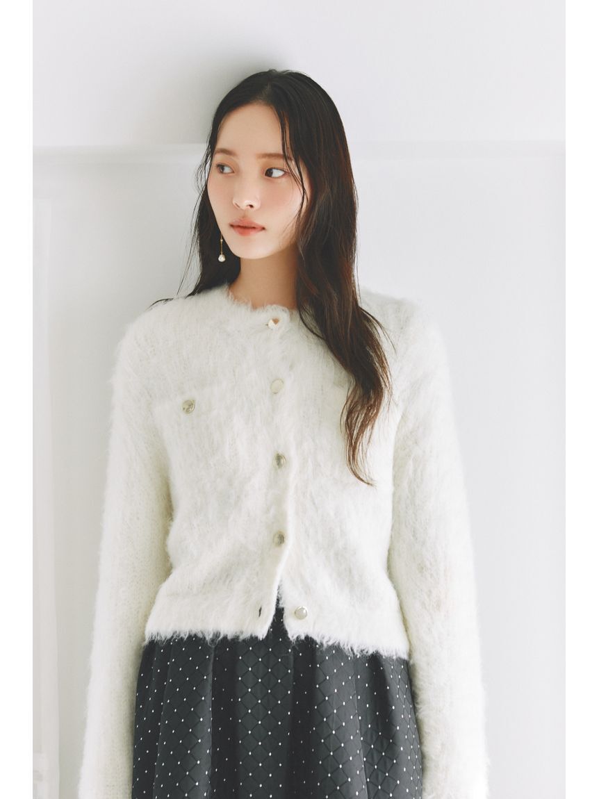 人気ファッションメンズ|【フレイ アイディー/FRAY I.D】 モヘアシャギーニットカーディガン