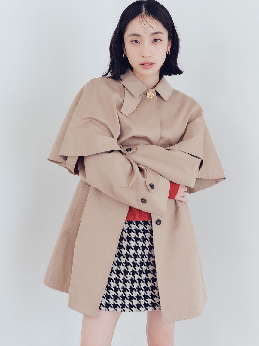 モテ系メンズファッション|【リリーブラウン/LILY BROWN】 ケープコート