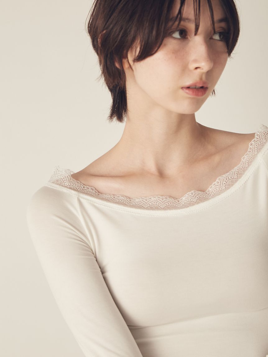 メンズファッションの一押し|【リリーブラウン/LILY BROWN】 【LILY BROWN Lingerie】メルティヒートオフショルダー（吸湿発熱機能付）