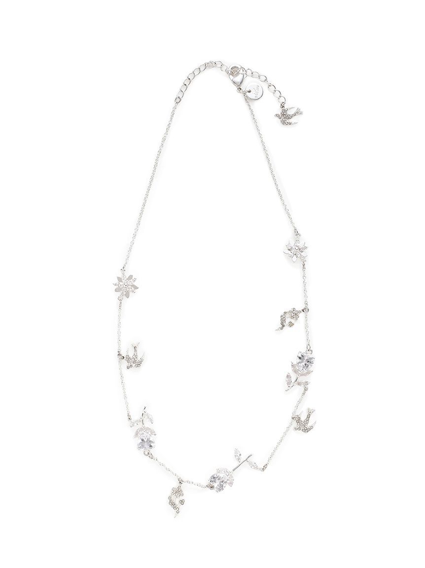 【リリーブラウン/LILY BROWN】 Lilywingビジューフラワーネックレス