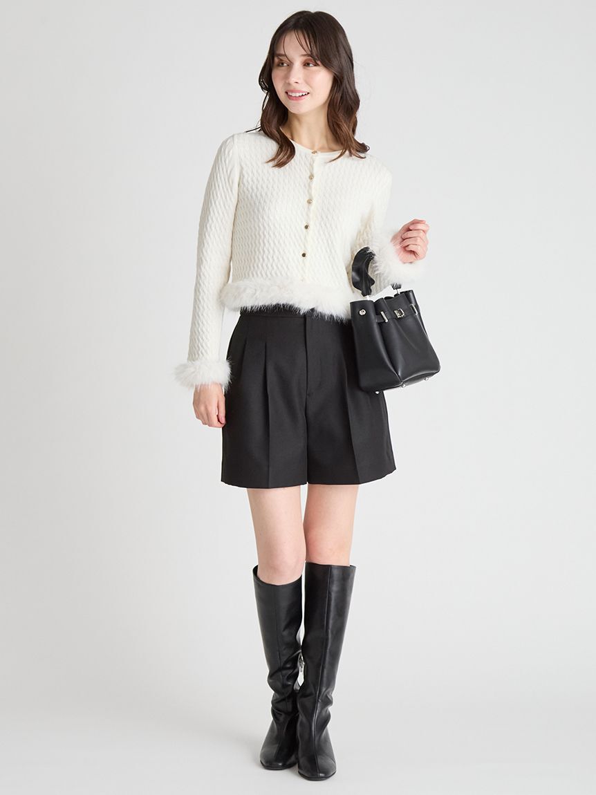 【セルフォード/CELFORD】 バリエーションタックショートパンツ