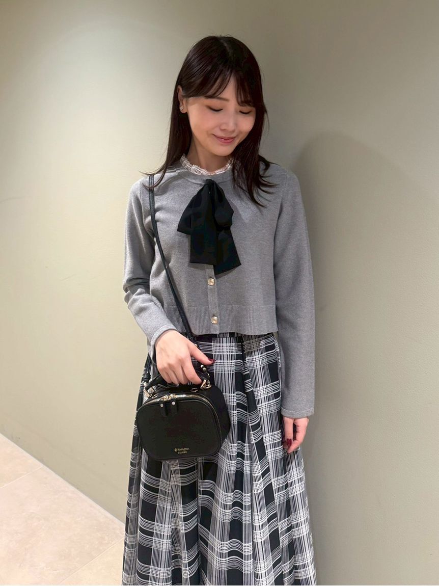 ファッションメンズお薦め|【セルフォード/CELFORD】 デタッチャブルリボン＆カラーカーディガン