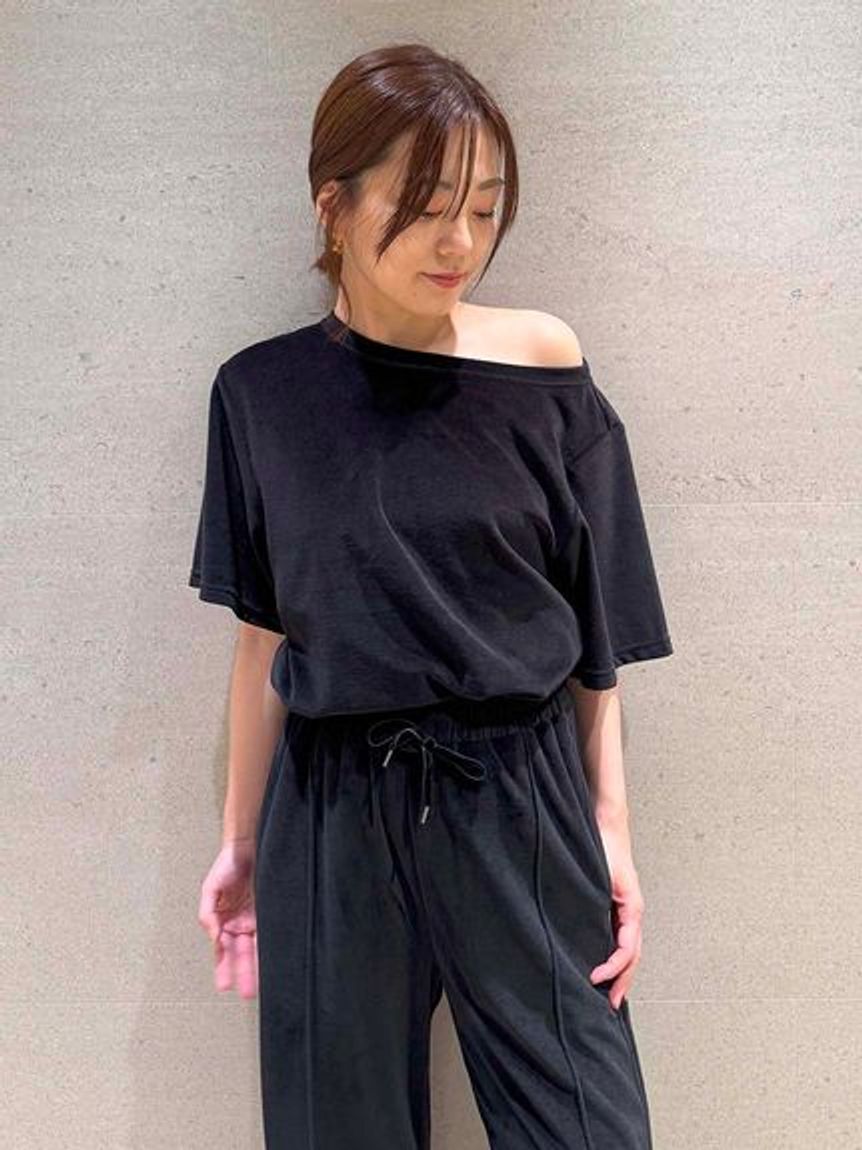 ファッションメンズなら|【スタイリング/styling/】 【WEB限定カラーあり】【セットアップ対応】アシンメトリーベロアトップス