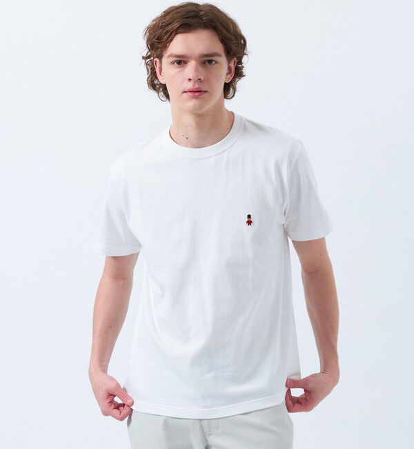 【マッキントッシュフィロソフィー/MACKINTOSH PHILOSOPHY】 【WEB&amp;一部店舗限定】バッキンガムベア 5.6oz クルーネックワンポイントTシャツ