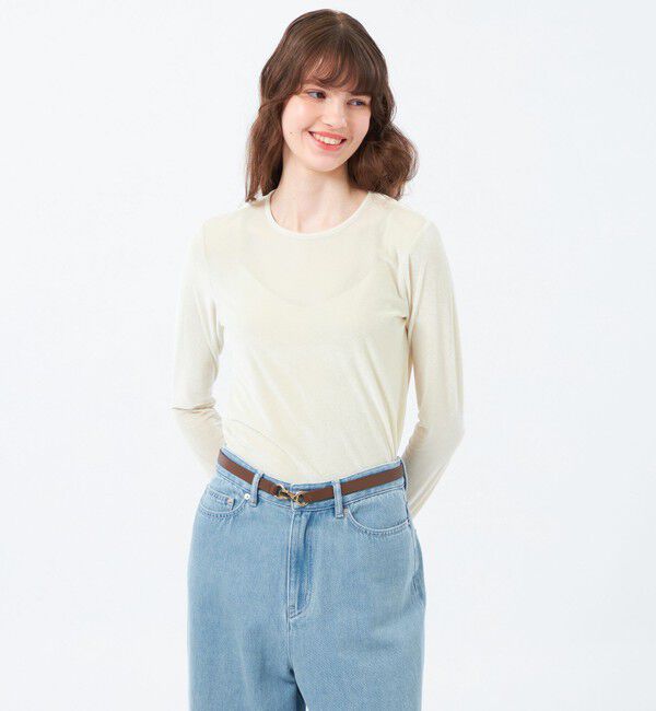 モテ系ファッションメンズ|【マッキントッシュフィロソフィー/MACKINTOSH PHILOSOPHY】 シアーベロアロングスリーブ