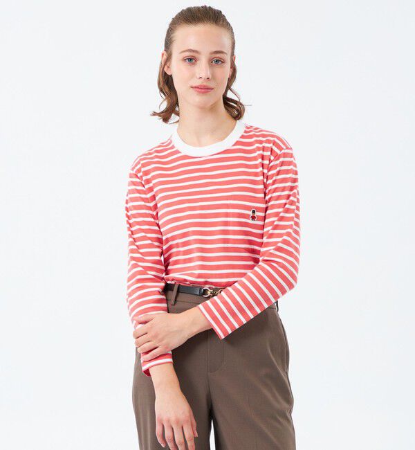 人気ファッションメンズ|【マッキントッシュフィロソフィー/MACKINTOSH PHILOSOPHY】 バッキンガムベア ボーダーポケットロンT