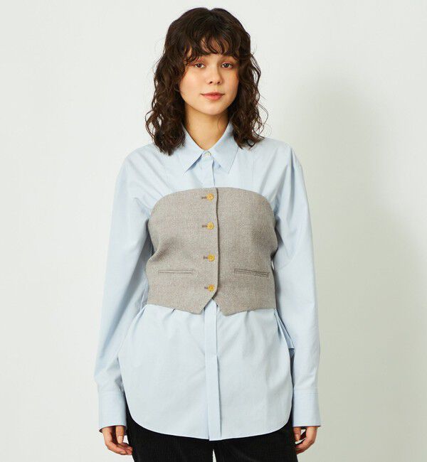 ファッションメンズお薦め|【マッキントッシュフィロソフィー/MACKINTOSH PHILOSOPHY】 GREY LABEL ウールビスチェ