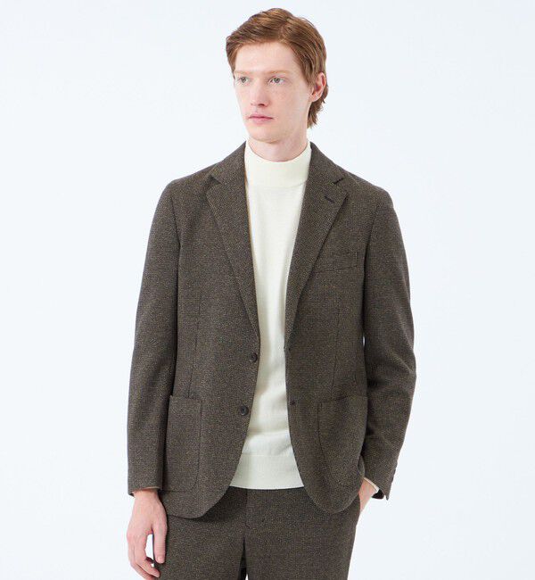 ファッションメンズお薦め|【マッキントッシュフィロソフィー/MACKINTOSH PHILOSOPHY】 テーラードジャージー ジャケット グレンチェック/千鳥