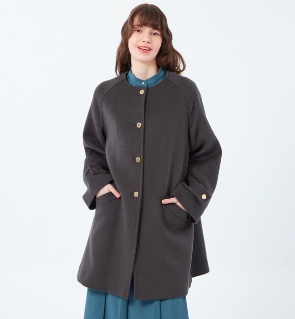 メンズファッションオススメ|【マッキントッシュフィロソフィー/MACKINTOSH PHILOSOPHY】 【WELBURY NO COLLAR(ウェルベリーノーカラー)】ウールメルトン製