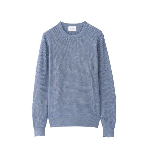 【マッキントッシュフィロソフィー/MACKINTOSH PHILOSOPHY】 【WEB&amp;一部店舗限定】ミニワッフル クルーネックプルオーバー