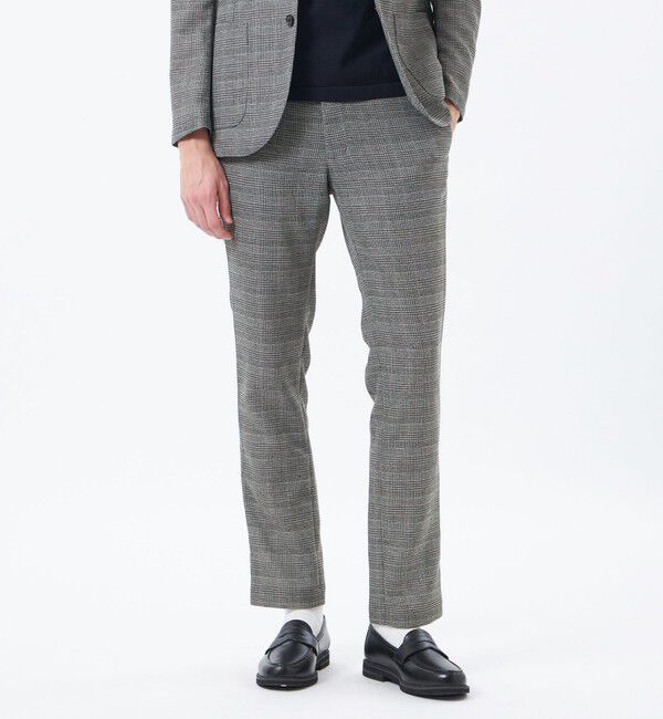 メンズファッションなら|【マッキントッシュフィロソフィー/MACKINTOSH PHILOSOPHY】 テーラードジャージーパンツ グレンチェックカラミ