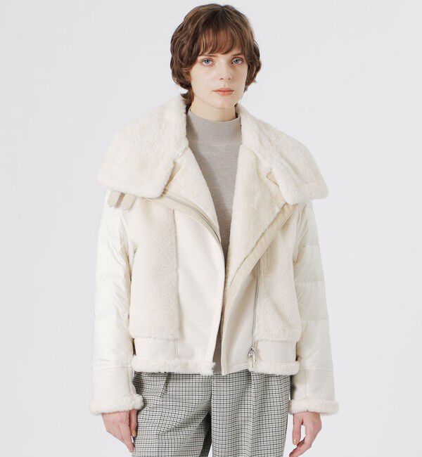 モテ系ファッションメンズ|【ラブレス/LOVELESS】 ファーコンビライダースダウン