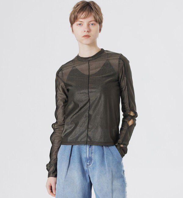 メンズファッションなら|【ラブレス/LOVELESS】 シアーカットアウトプルオーバー