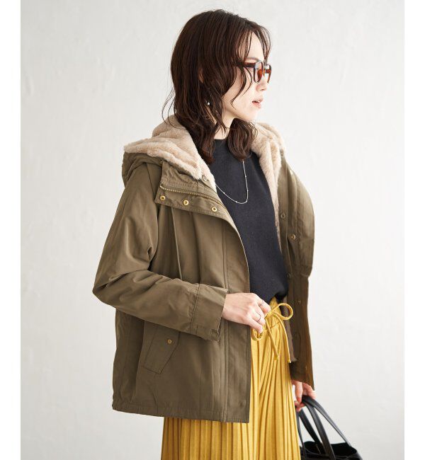 【イッカ/ikka】 ボアライナー3WAYマウンテンパーカー