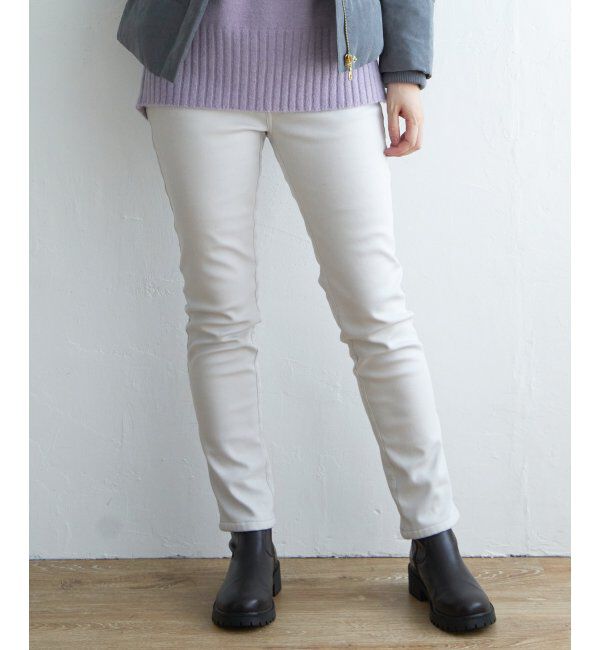 【イッカ/ikka】 【雑誌InRed12月号掲載】ボンディングスキニーパンツ