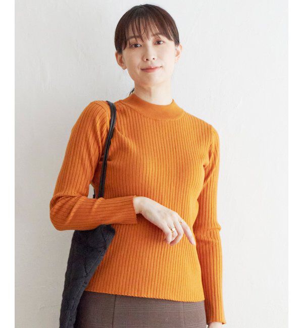 モテ系ファッションメンズ|【イッカ/ikka】 抗菌モックネックリブニット