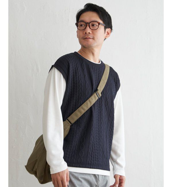 【イッカ/ikka】 フクレジャガードフェイクベストロンT