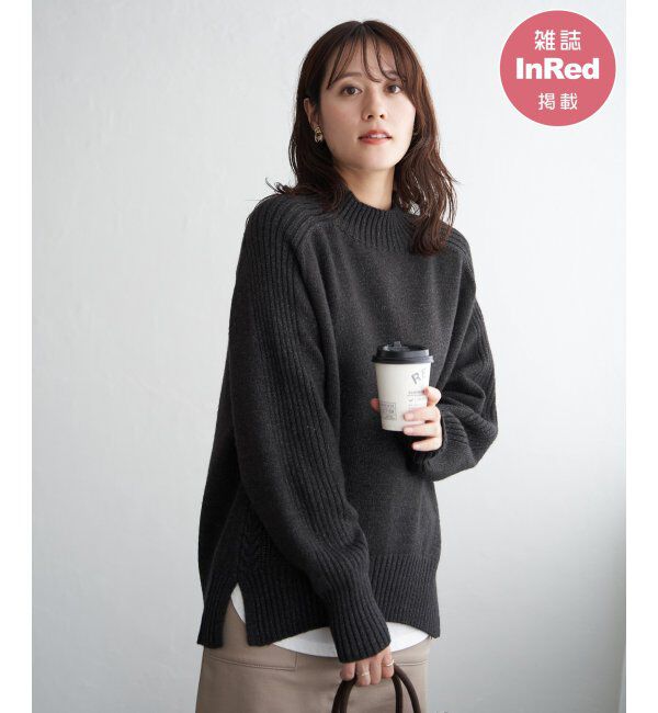 モテ系ファッションメンズ|【イッカ/ikka】 サイドスリットニットプルオーバー
