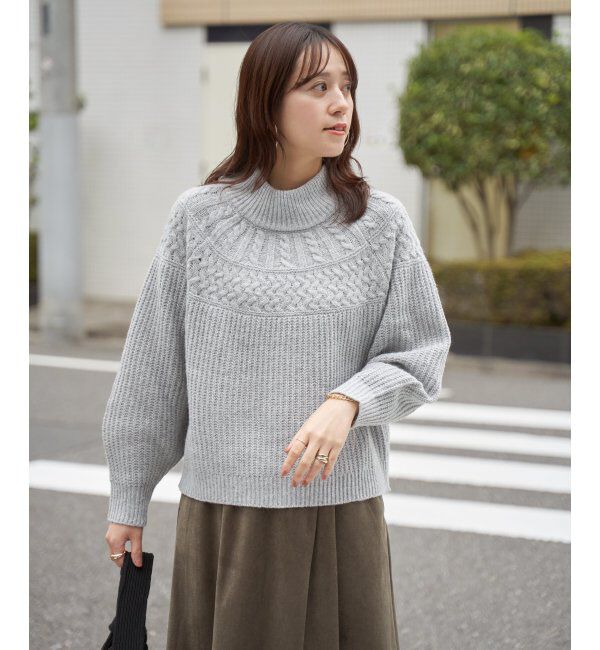 ファッションメンズのイチオシ|【イッカ/ikka】 求心編みニットプルオーバー