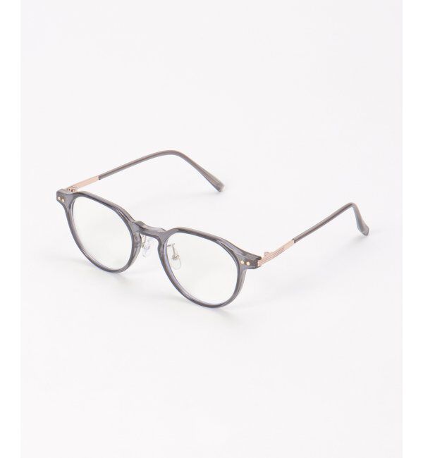 人気メンズファッション|【イッカ/ikka】 伊達クラウン型ブルーライトカットメガネ