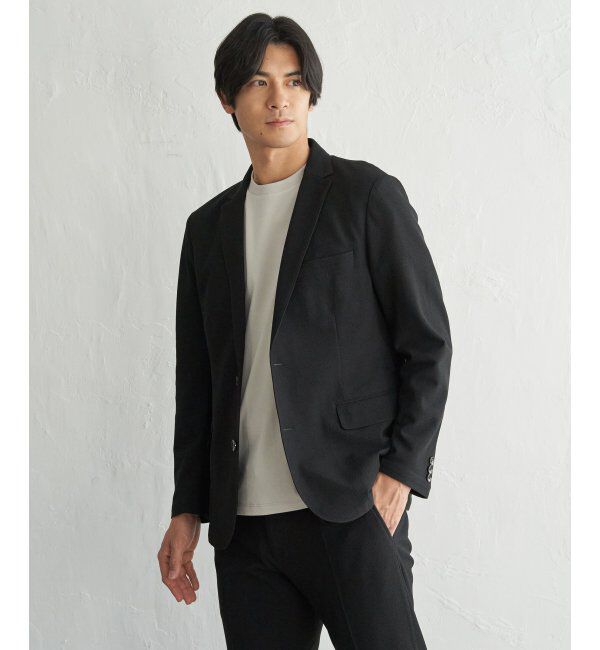 モテ系メンズファッション|【イッカ/ikka】 【セットアップ対応】BLKライトカノコジャケット