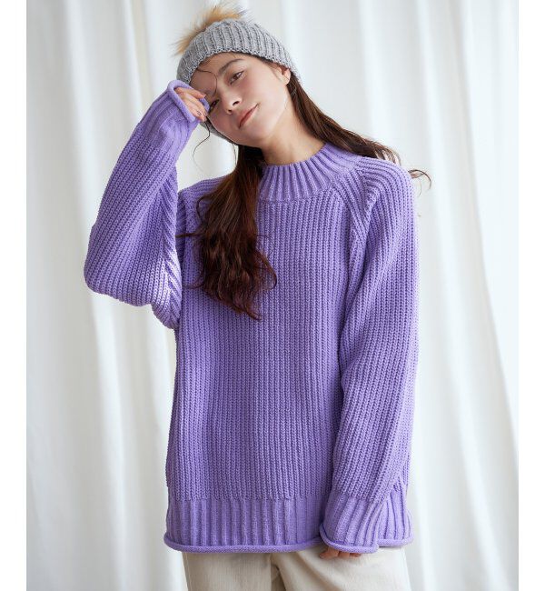 メンズファッションオススメ|【エルビーシーウィズライフ/Lbc with Life】 マットモールチャンキーニットプルオーバー