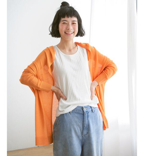 人気ファッションメンズ|【エルビーシーウィズライフ/Lbc with Life】 リネンライクトッパーカーディガン