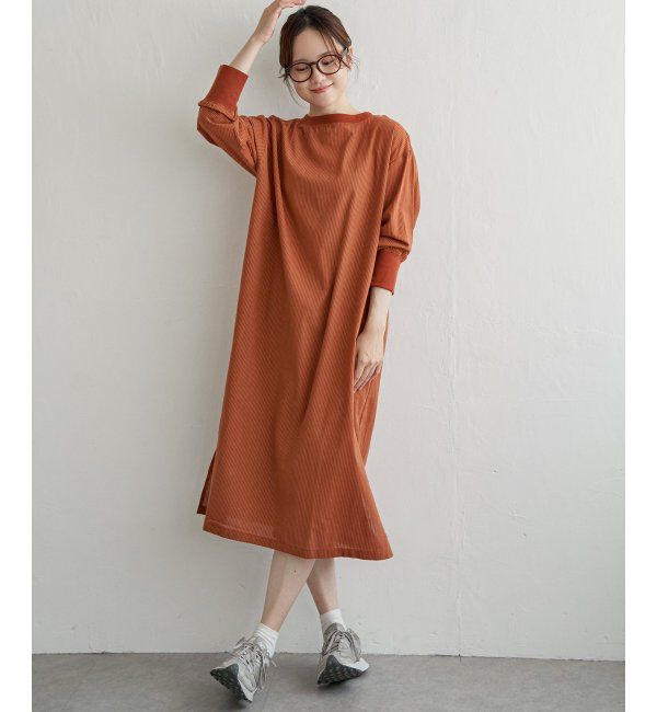 【エルビーシーウィズライフ/Lbc with Life】 リブ使いワンピース