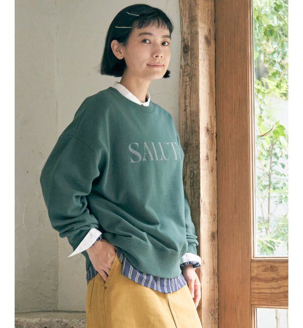 ファッションメンズお薦め|【エルビーシーウィズライフ/Lbc with Life】 ステッチ刺繍ロゴ裏毛プルオーバー