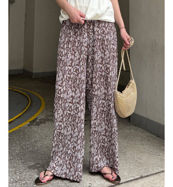 メンズファッションなら|【エルビーシーウィズライフ/Lbc with Life】 ボタニカルプリントプリーツパンツ