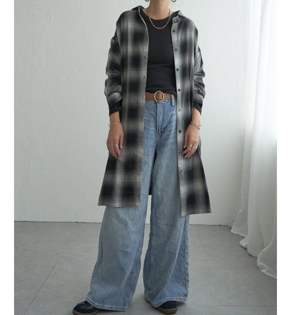 【エルビーシーウィズライフ/Lbc with Life】 コットンチェック3WAYワンピ