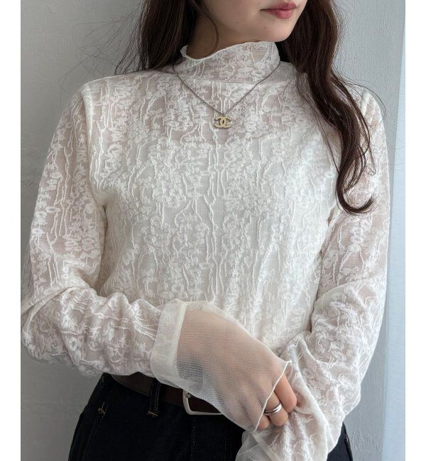 メンズファッションの一押し|【エルビーシーウィズライフ/Lbc with Life】 ジャカード切り替えシアーロンT