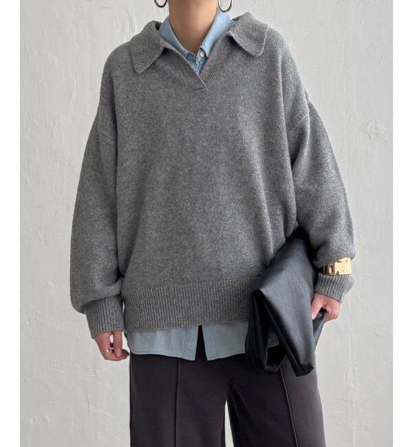 メンズファッションオススメ|【エルビーシーウィズライフ/Lbc with Life】 ポロ襟スキッパーニット