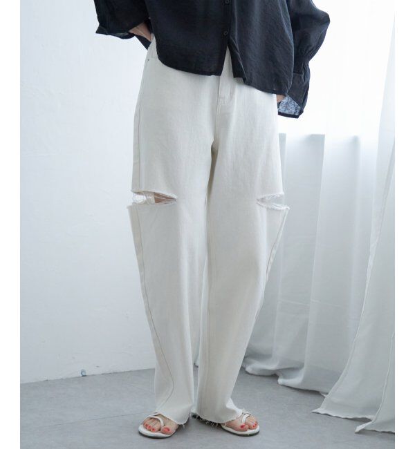 メンズファッションなら|【ヴァンスシェアスタイル/VENCE share style】 ダメージデニム