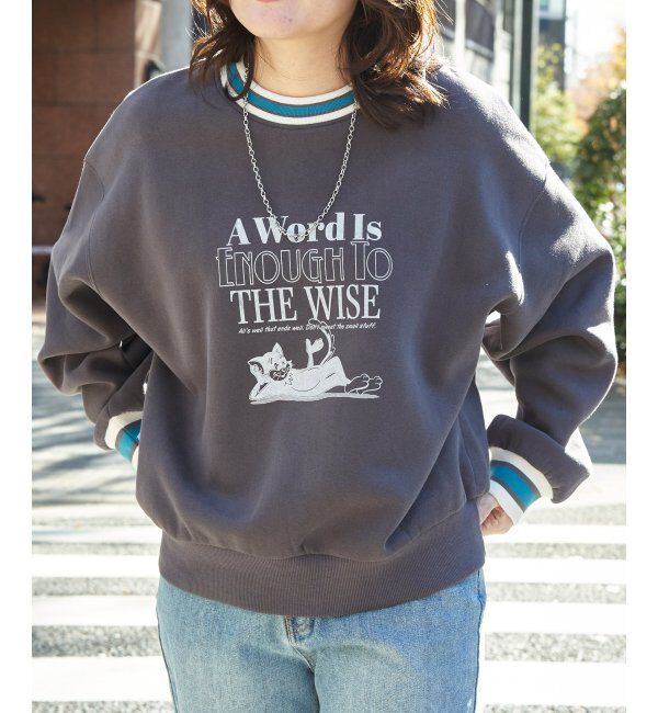 ファッションメンズのイチオシ|【ヴァンスシェアスタイル/VENCE share style】 ラインリブキャットスウェット