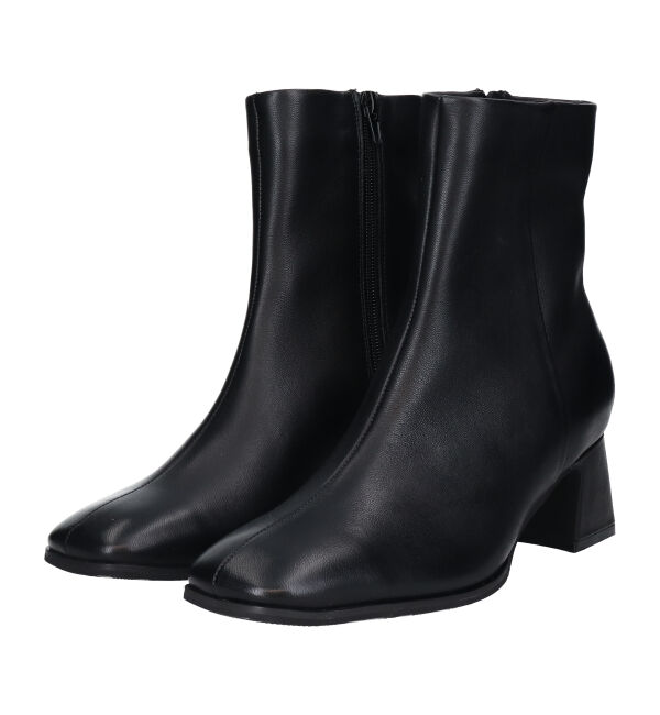 【インターショシュール　ゼア/INTER-CHAUSSURES 'eir】 【PARADIS COULEUR】スクエアトウ撥水ショートブーツ(353032)