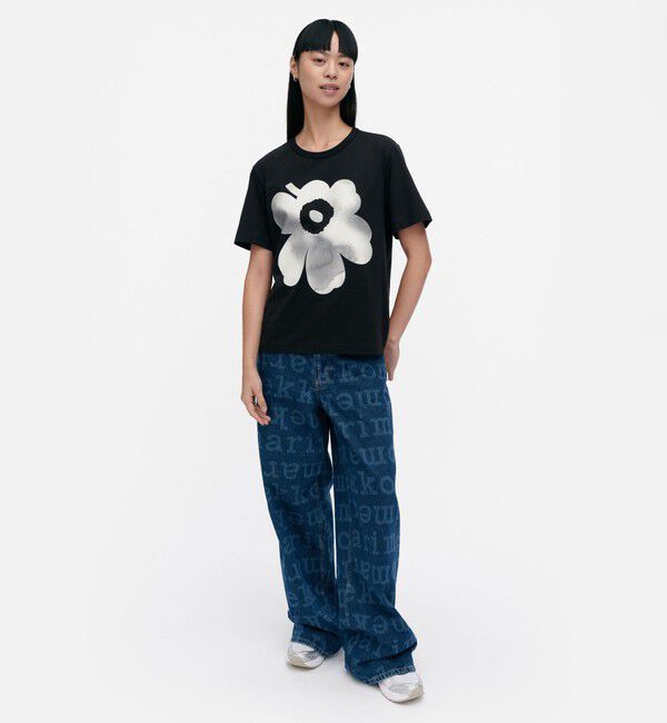 【マリメッコ/Marimekko】 【アジア限定】Erna Unikko Placement Tシャツ