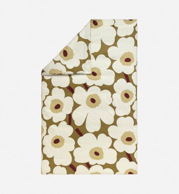 【マリメッコ/Marimekko】 Unikko Satiini デュベカバー 150×210cm