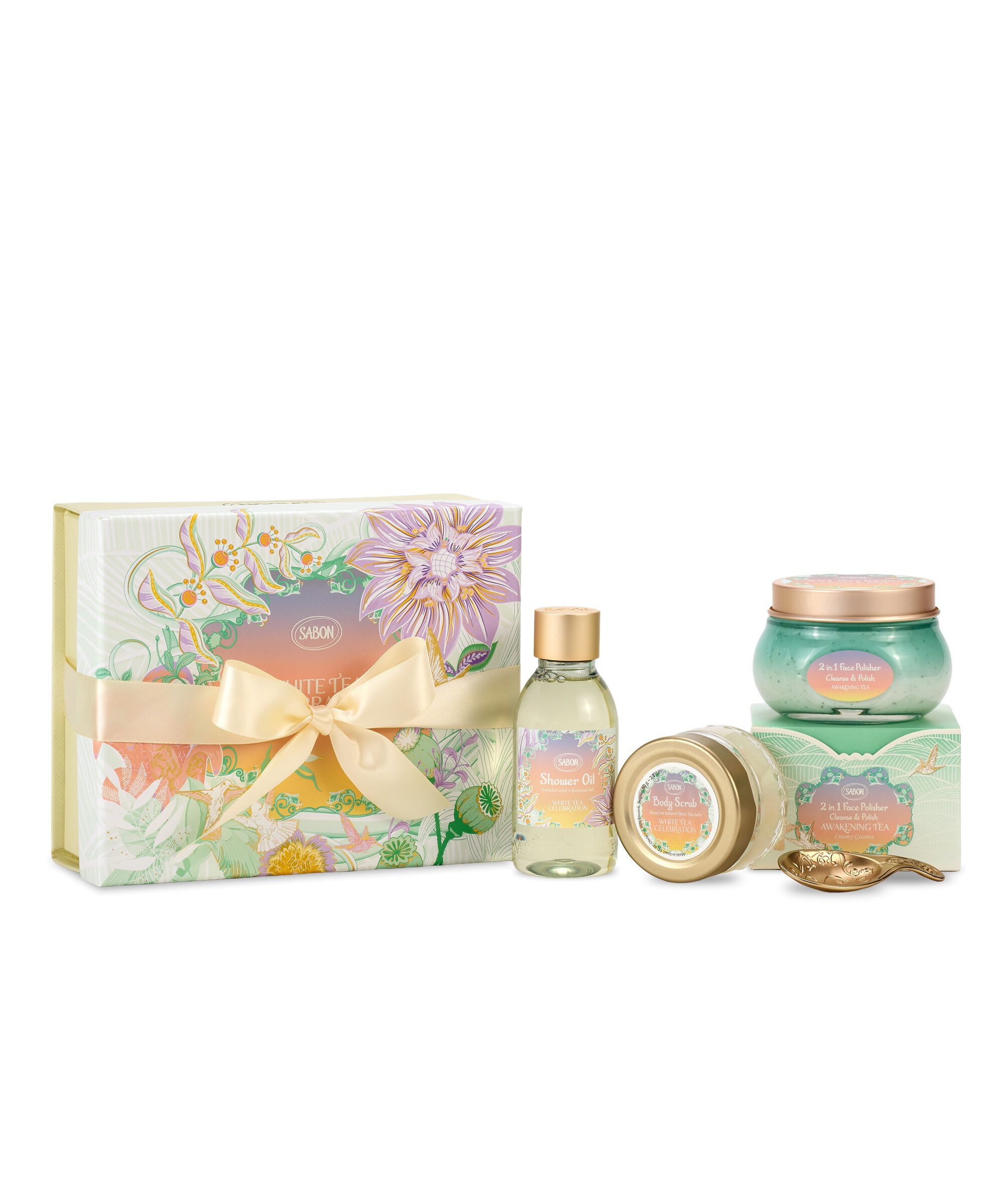 人気メンズファッション|【サボン/SABON】 フェイス＆ボディケアキット ホワイトティー・セレブレーション