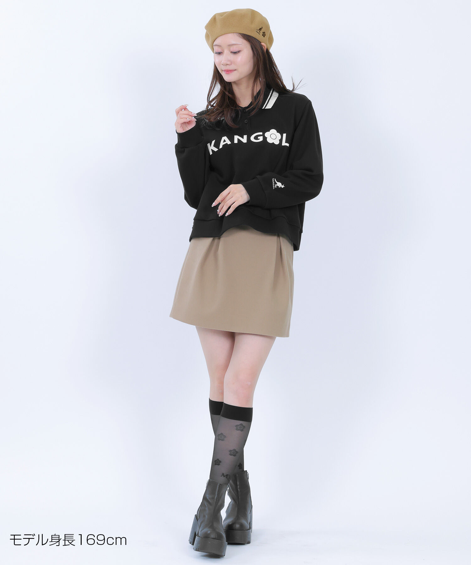 人気ファッションメンズ|【マリークワント/MARY QUANT】 KANGOL×MQポロ プルオーバー