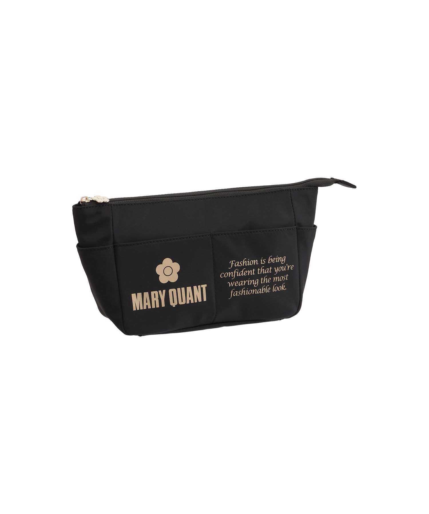 メンズファッションオススメ|【マリークワント/MARY QUANT】 ゴールドロゴプリント インナーキャリングポーチM