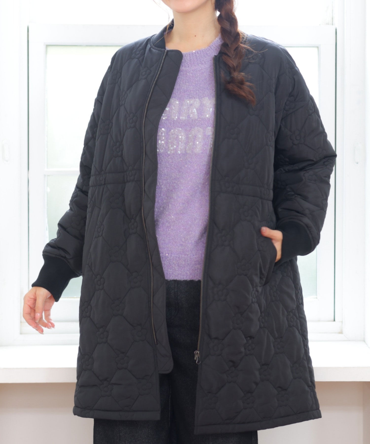 人気メンズファッション|【マリークワント/MARY QUANT】 デイジーキルト中綿 ブルゾン