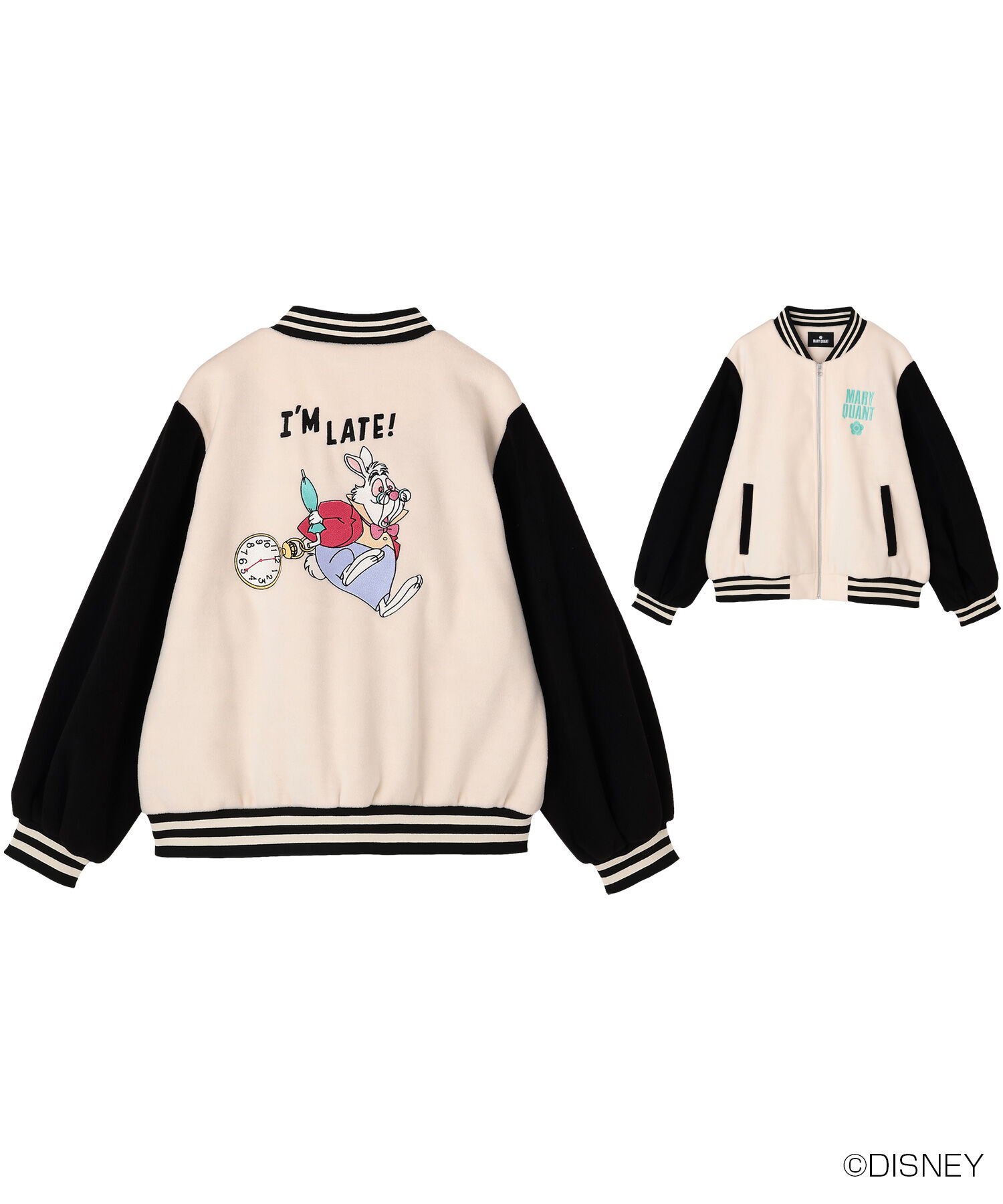 【マリークワント/MARY QUANT】 白うさぎデザイン ブルゾン