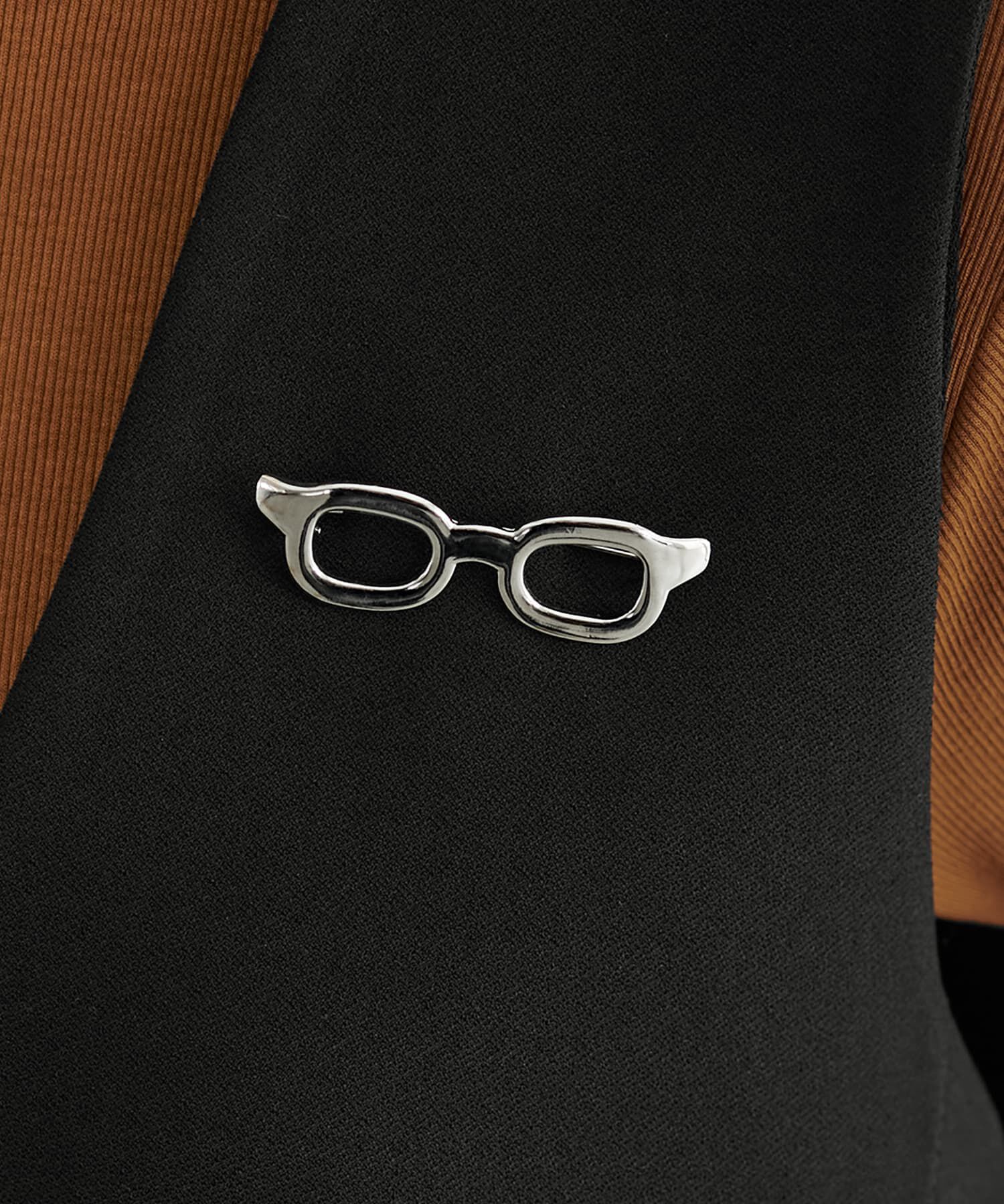 【スタイルデリ/STYLE DELI】 ぽってりメガネブローチ