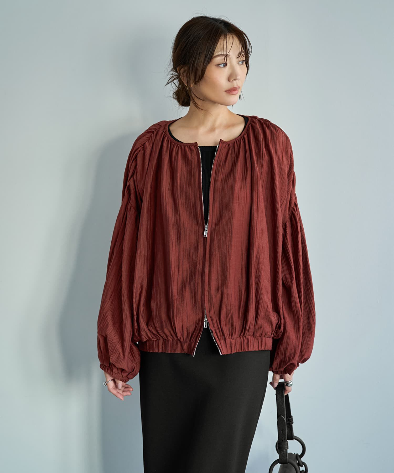 モテ系メンズファッション|【スタイルデリ/STYLE DELI】 便利な楊柳ブラウスブルゾン