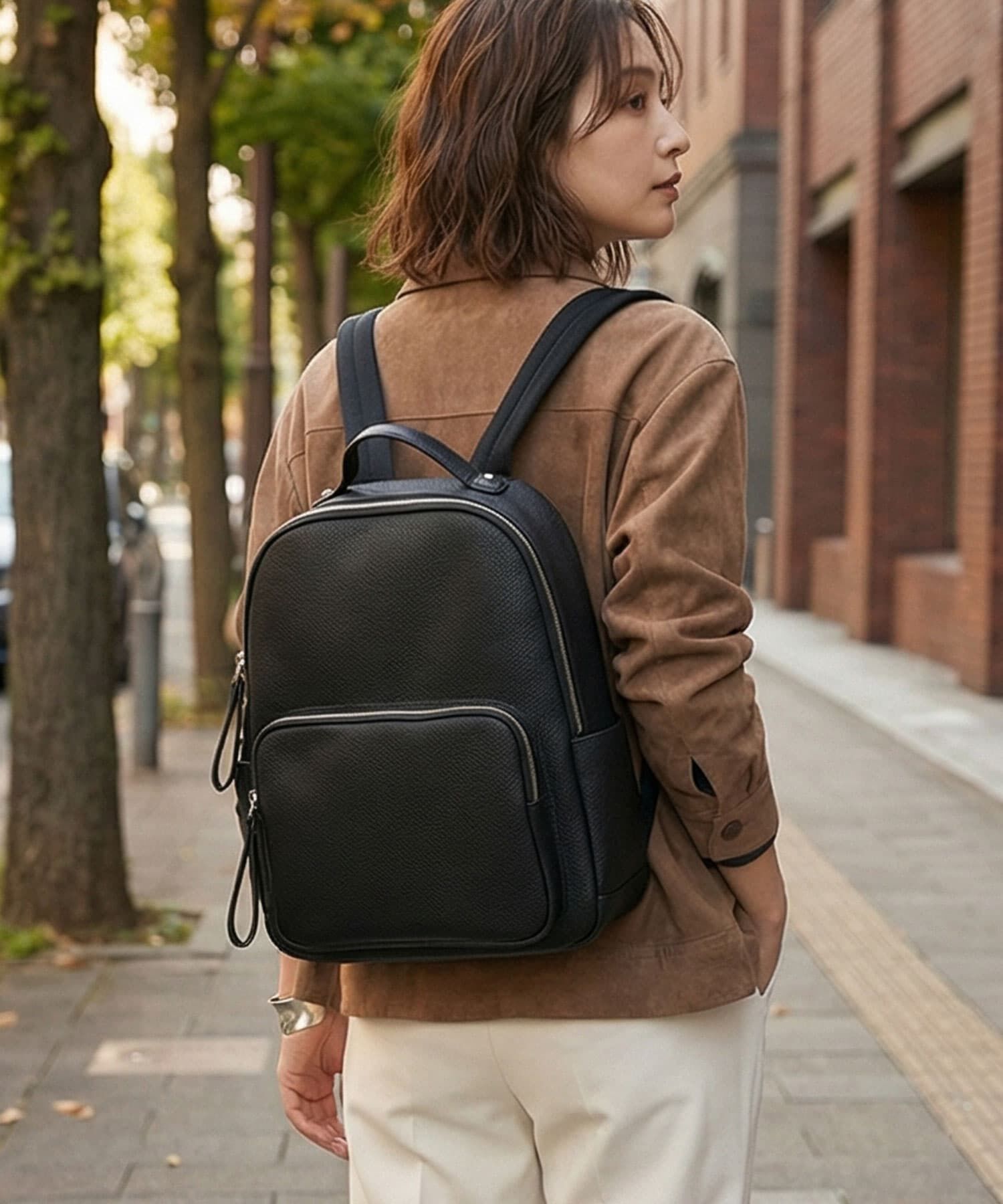 【スタイルデリ/STYLE DELI】 【DELI by】ソフトリアルレザーバックパック